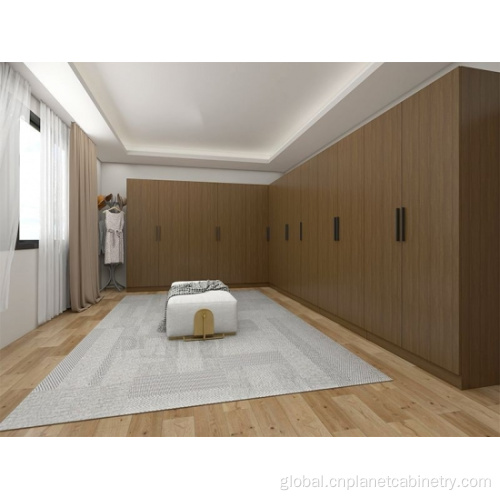 walk in closet Wholesale customized modern solid wood bedroom wardrobe Supplier